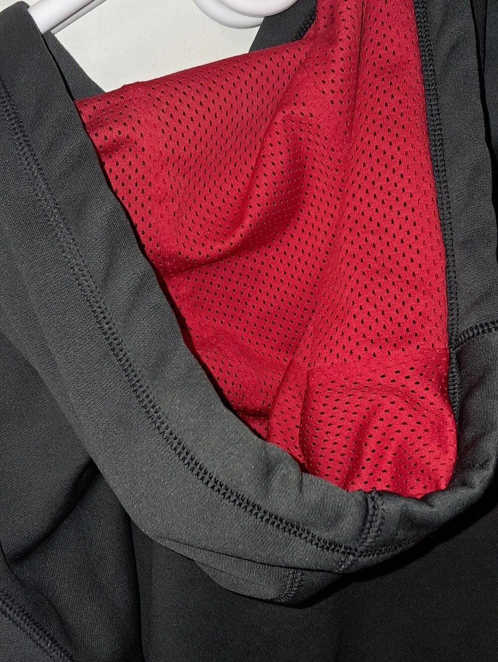 Nike Therma-Fit Ohio St. Buckeyes Mens Small Full Zip Hooded Jacket. Gray & Red